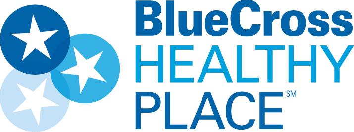 Bluecross Healthy Place Logo - Bluecross Blueshield Of Tennessee (715x267), Png Download