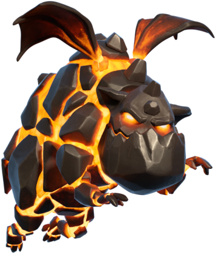 Image Result For Clash Of Clans Assets - Lava Hound Clash Royale Png (420x445), Png Download