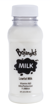 Lowfat Milk - Bojangles' Famous Chicken 'n Biscuits (460x400), Png Download