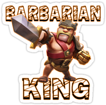 Barbarian King Clash Of Clans Png Potatrice Â€º Portfolio - Clash Of Clans Champion League (375x360), Png Download