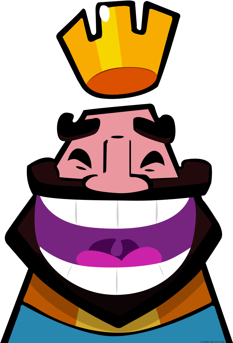 Fanart I Traced One Of The Emoticons - Clash Royale Emoji Png (819x1173), Png Download