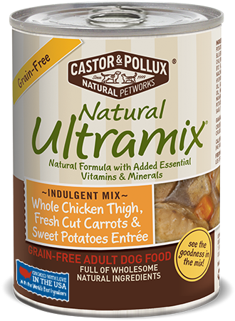 Natural Ultramix® Grain Free Whole Chicken Thigh, Fresh - Natural Ultramix Grain Free Adult Wet Dog Food 13.2 (430x495), Png Download