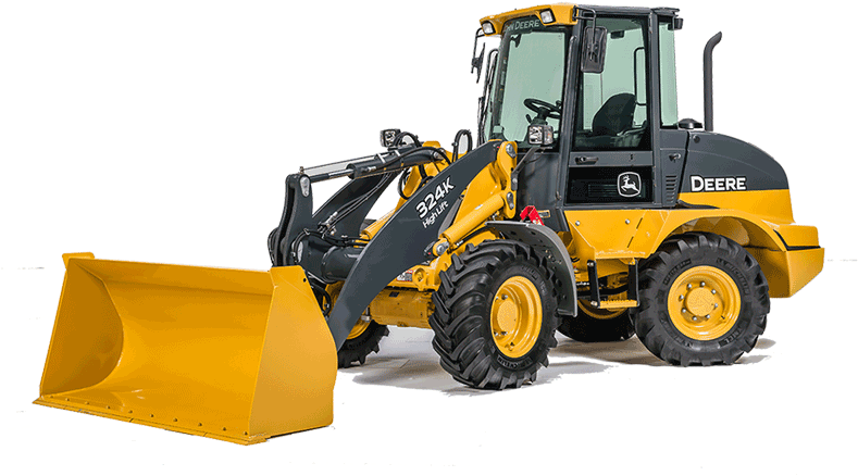 324kwheel Loader - John Deere 324l (1366x768), Png Download