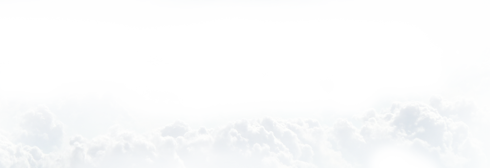 Clouds - Light From Heaven Png (1600x550), Png Download