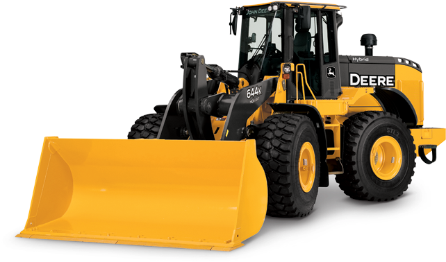 644k Hybrid Wheel Loader - John Deere Wheel Loader (642x462), Png Download
