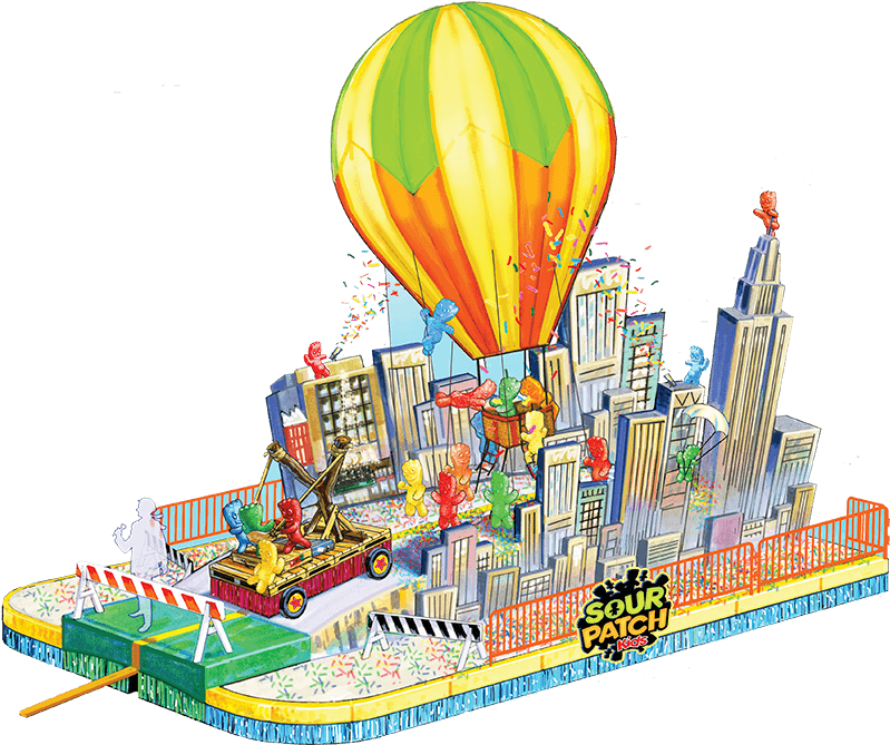 New Sour Patch Kids Float - Macy's Thanksgiving Day Parade (800x800), Png Download