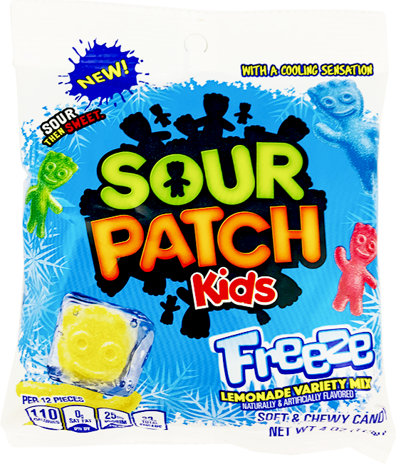 Sour Patch Kids Freeze - Sour Patch Kids Bag Drs - 3.5 - Pounds (556x650), Png Download