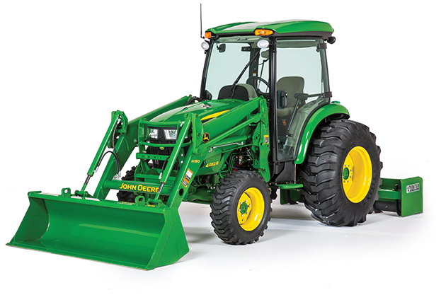 John Deere 4066r - John Deere Utility Tractor (642x462), Png Download