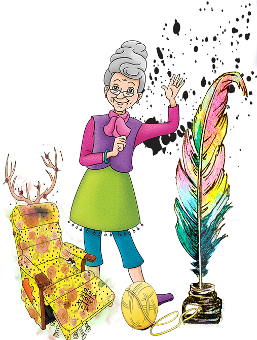 Sandi Smith Spent Her Time As A Young Girl Combing - Day Dad's Ugly Chair Went (535x668), Png Download
