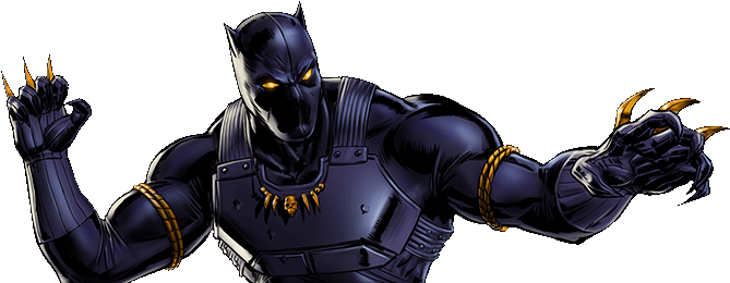 Marvel Black Panther Png - Marvel Avengers Alliance Killmonger (725x270), Png Download