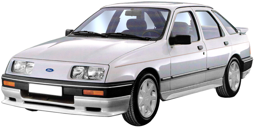 Ford, Sierra, Gl, 4türig, Front U - Ford Sierra (733x340), Png Download