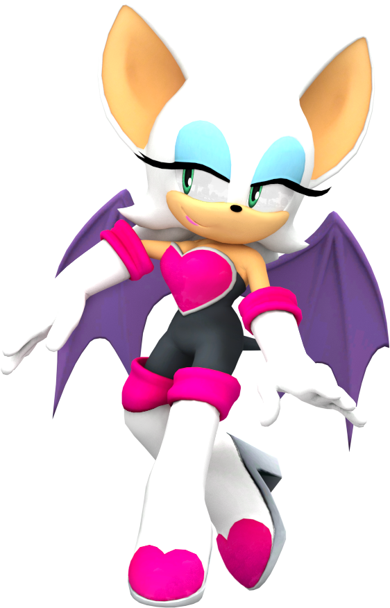 The Sneaky And Sexy Rouge By Nibrocrock-d84mi8v - Rouge The Bat Sonic World (600x900), Png Download