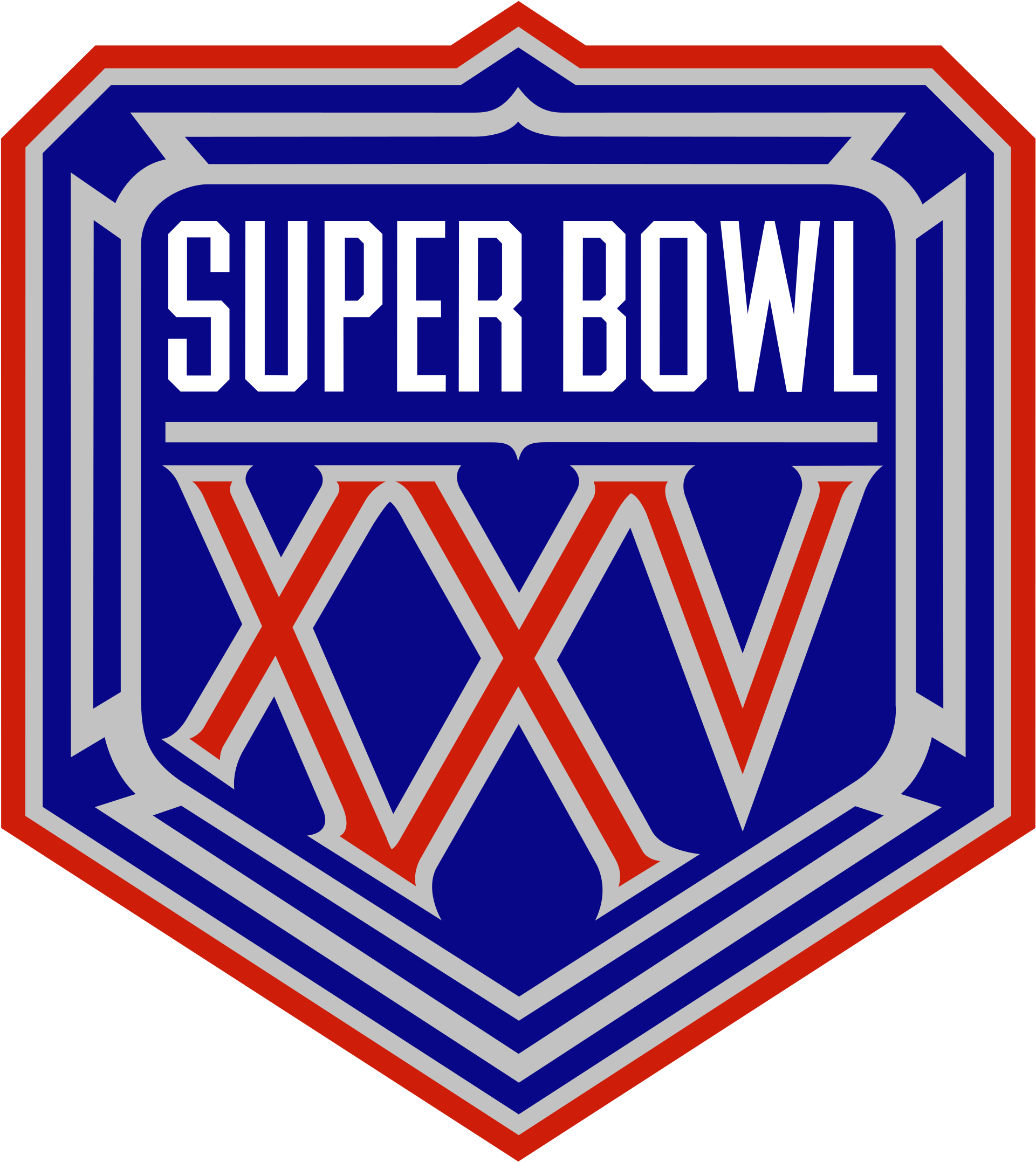 Super Bowl Xxv (2000x2242), Png Download