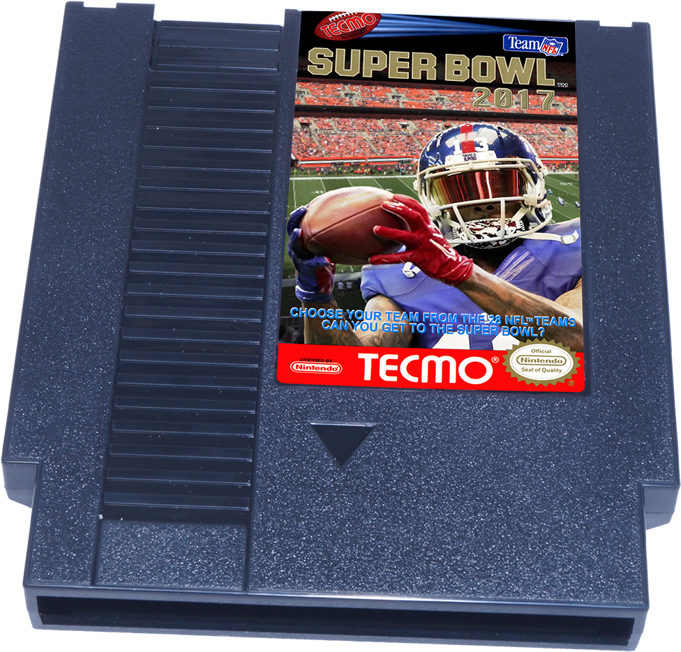 Tecmo Super Bowl 2017, Super Bowl 2017, Nes Tecmo Super - Nintendo Ds (1000x978), Png Download