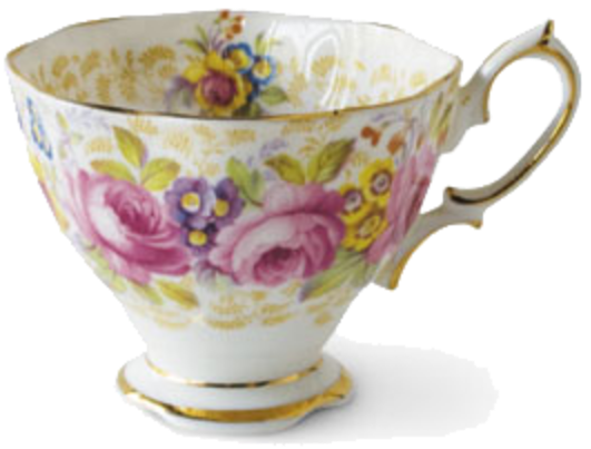 Small - Public Domain Tea Cup (600x600), Png Download