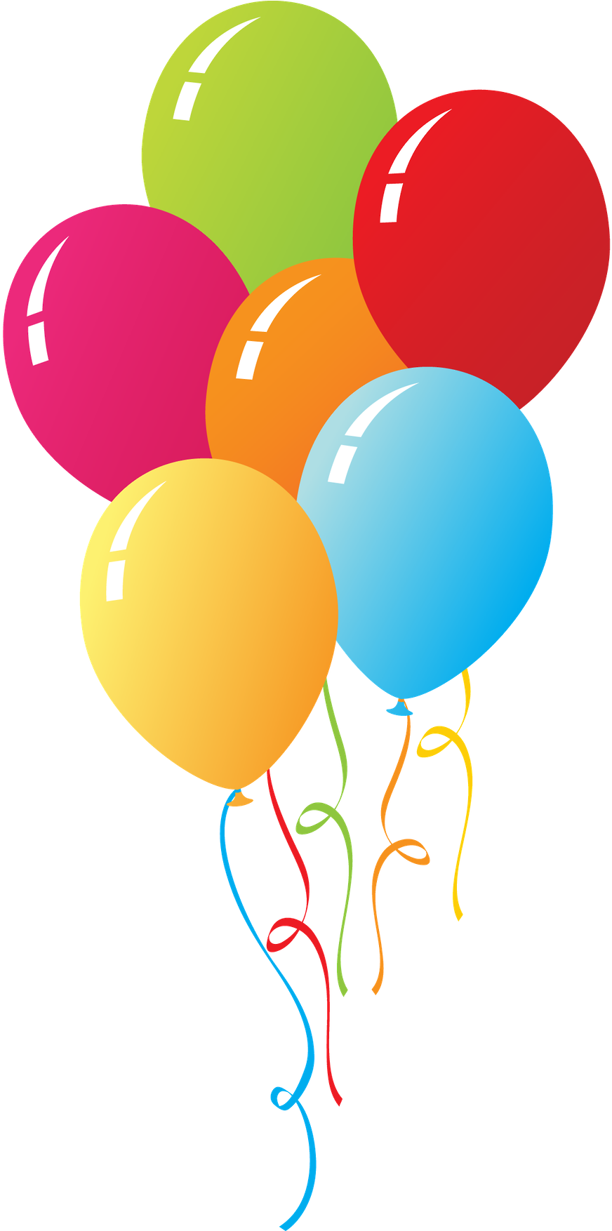 Ballons,png,tube - Circus Balloons Clipart (411x800), Png Download