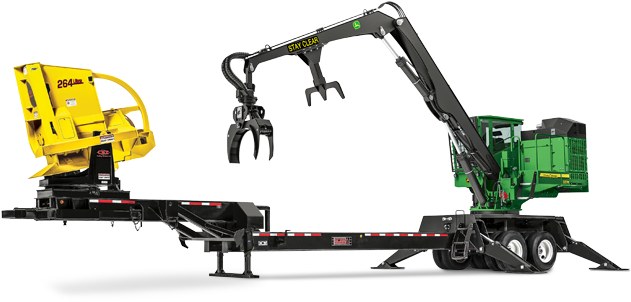 Knuckleboom Loader John Deere 337e - Knuckleboom Loader (642x462), Png Download