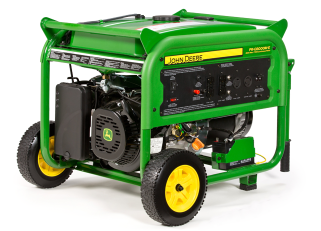 8000 Watt Gas John Deere Generator Pr G8000m E - John Deere Generator 8000w (642x462), Png Download