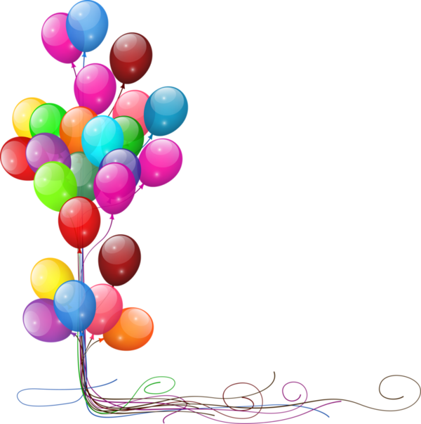 Ballon Fete Png - Ballons De Fête Png (600x603), Png Download