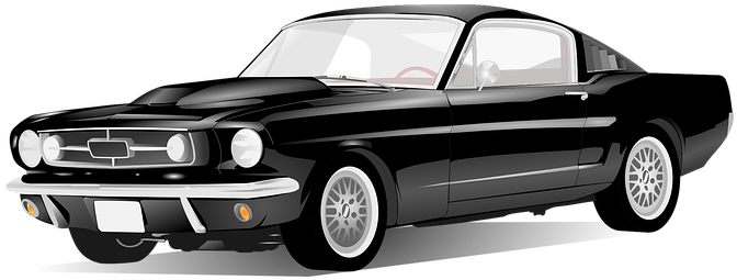 Sports Car Classic Car Racing Car Black Vi - Carro Desenho Vetor Png (680x340), Png Download