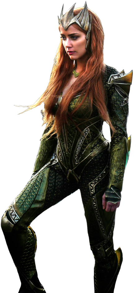 Amber Heard Transparent Background Png - Amber Heard's Mera Costume (507x1024), Png Download