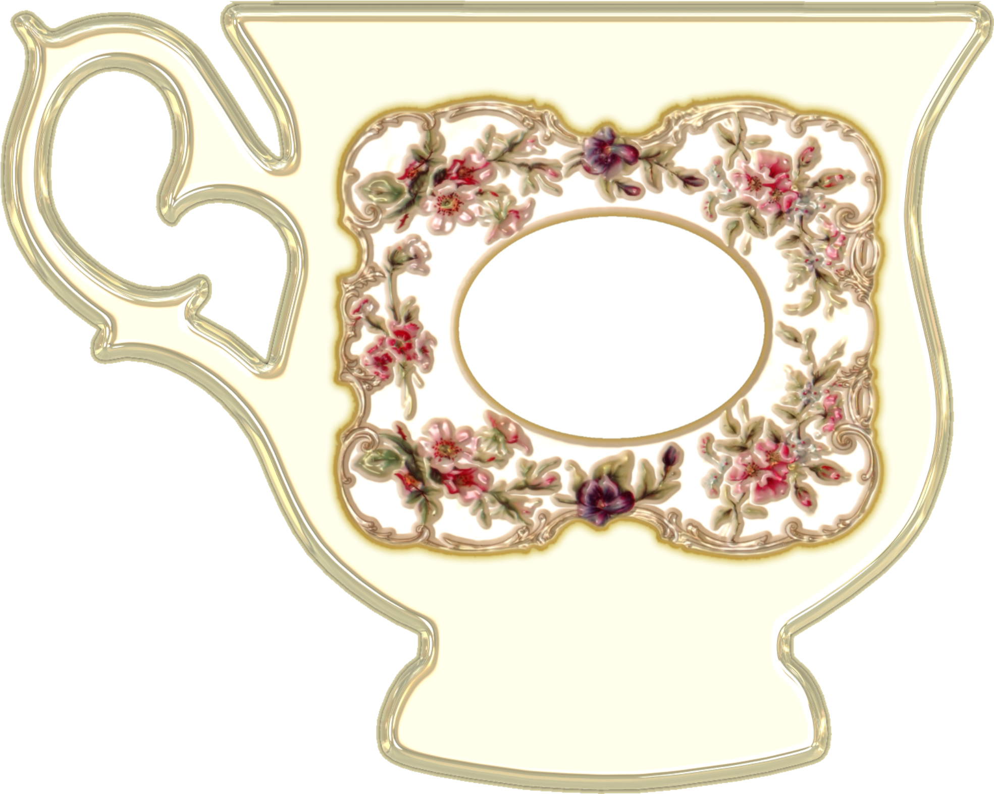 Teacup Cup Porcelain Tea Server 1395087 - Porcelain (2178x1980), Png Download