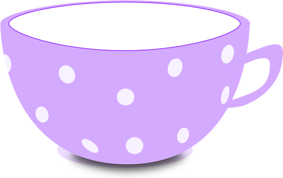 Drawn Tea Cup Clip Art - Cute Tea Cup Clipart (960x610), Png Download