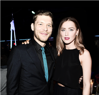 Joseph Morgan Amber Heard - Tuxedo (500x500), Png Download