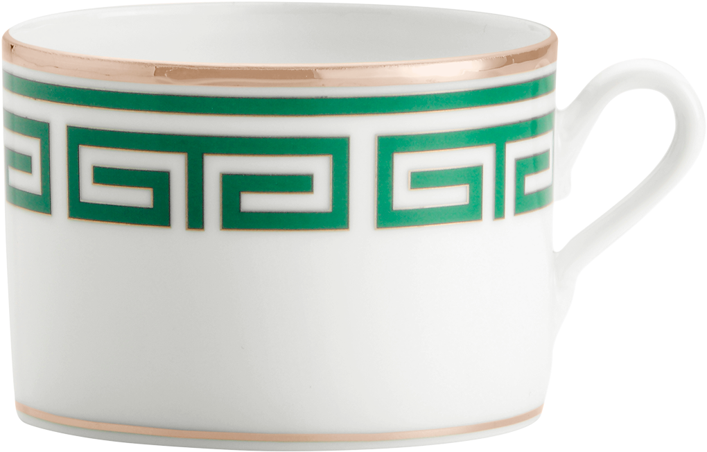 Richard Ginori 1735 Labirinto Green Teacup (1412x1022), Png Download