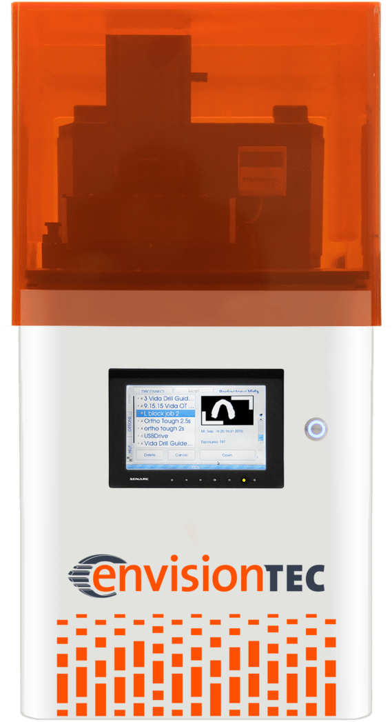 The Vida Cdlm High-speed Continuous 3d Printer Has - Envisiontec Vida Cdlm (613x1100), Png Download