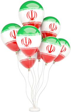 Iran Flag Baloon Png (640x480), Png Download