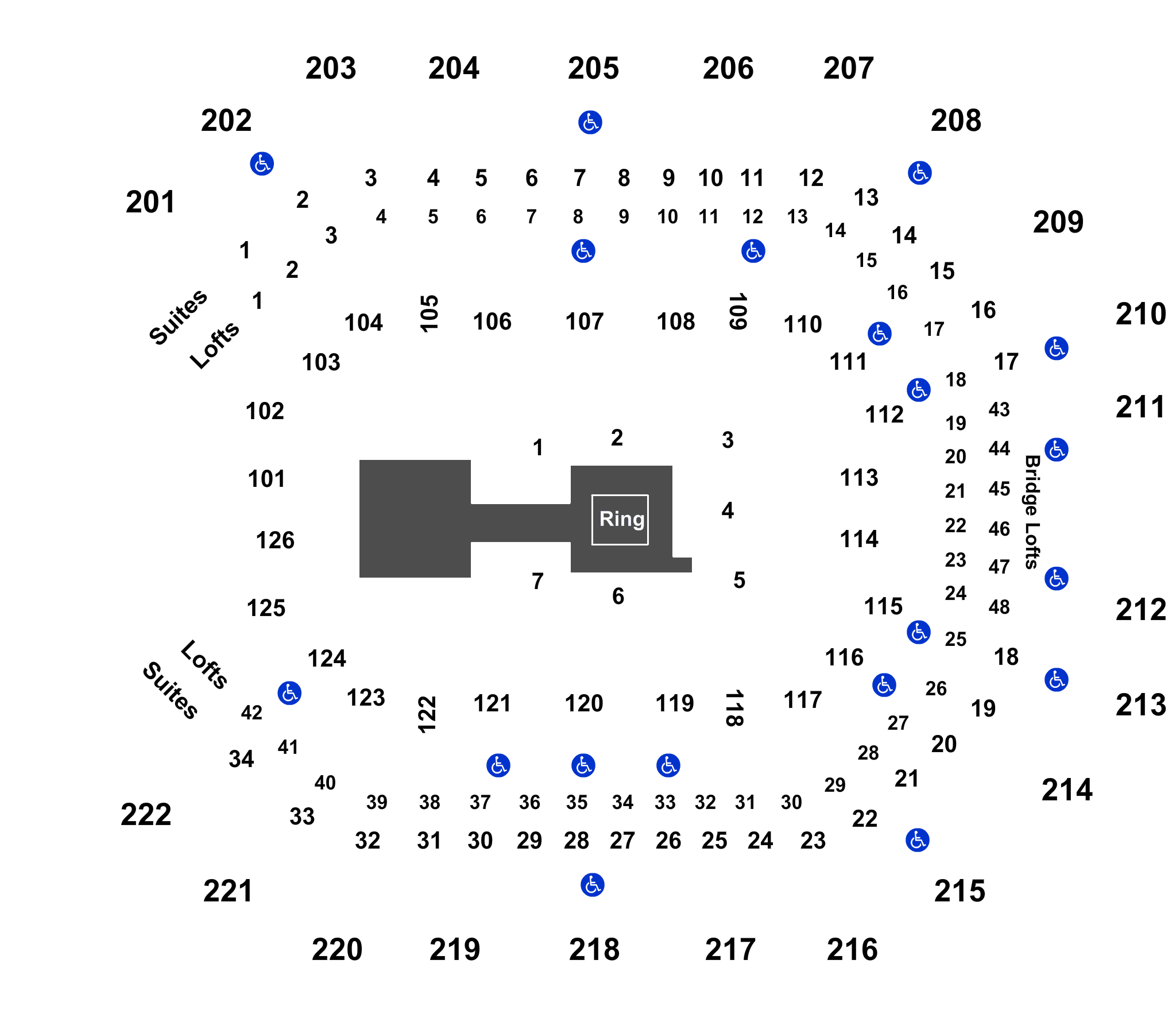Golden 1 Center Seating Trans Siberian Orchestra (2100x1832), Png Download