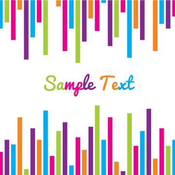 Abstract Background In Colorful Strips Style, Abstract, - Abstraction (360x360), Png Download