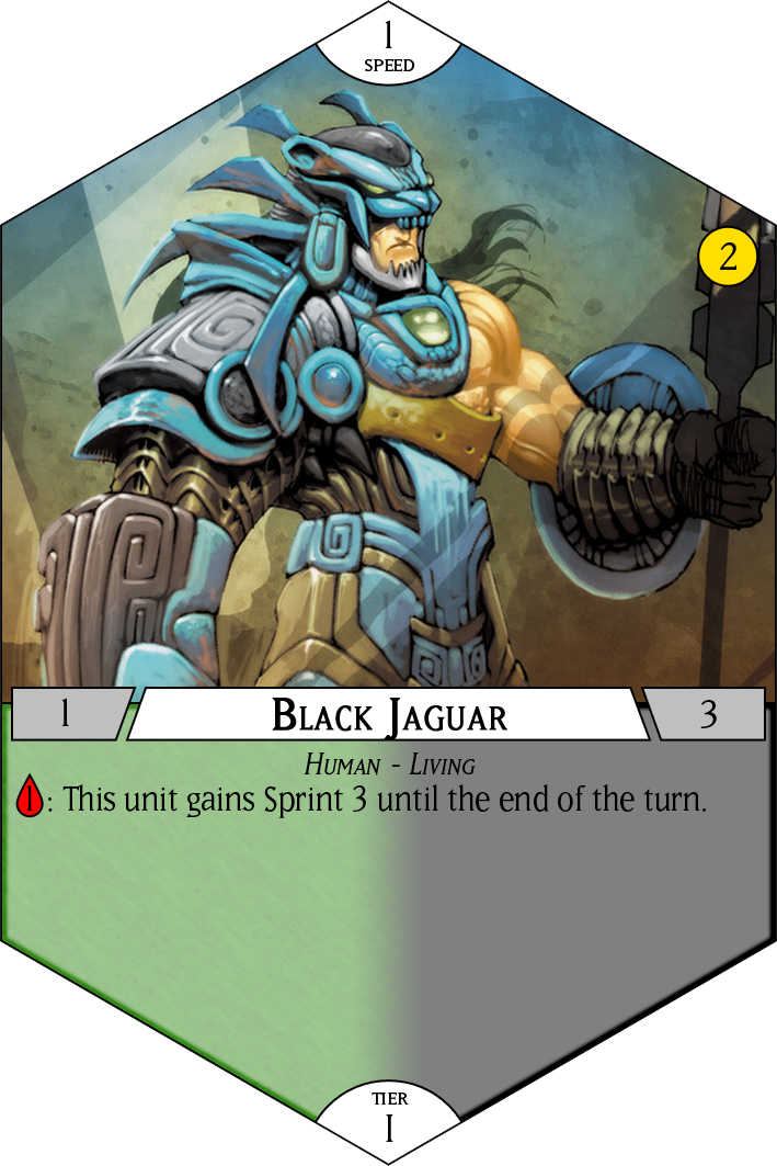 Black Jaguar - Aztec Jaguar Warrior (709x1063), Png Download
