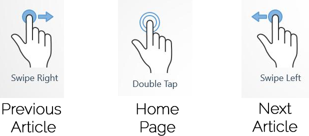 Use Gestures For Easy Navigation - Sign (618x272), Png Download