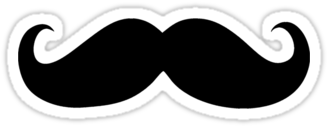 Realistic Mustache Png Download " - Moustache (375x360), Png Download