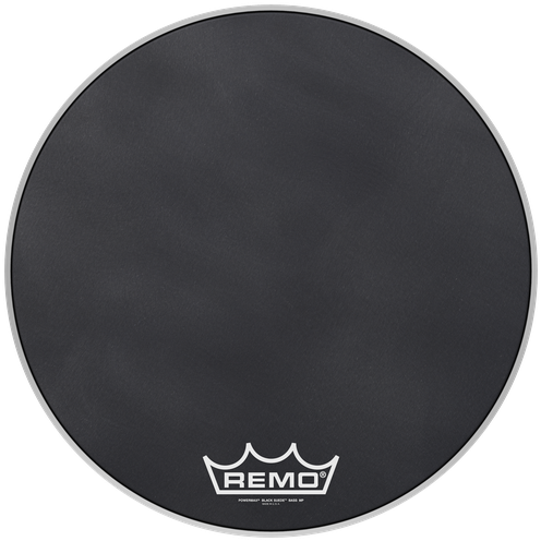Powermax® Black Suede™ Crimplock® Bass Drumhead, 22" - Remo Drum Heads Marching (535x535), Png Download
