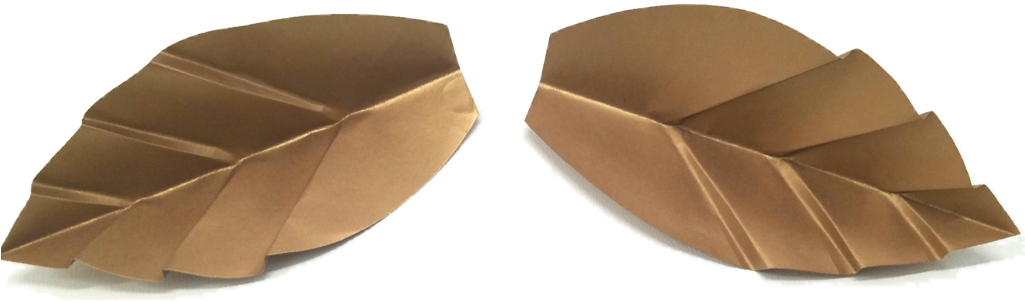 Paper Leaf Set Of 2 - Paper (1024x571), Png Download