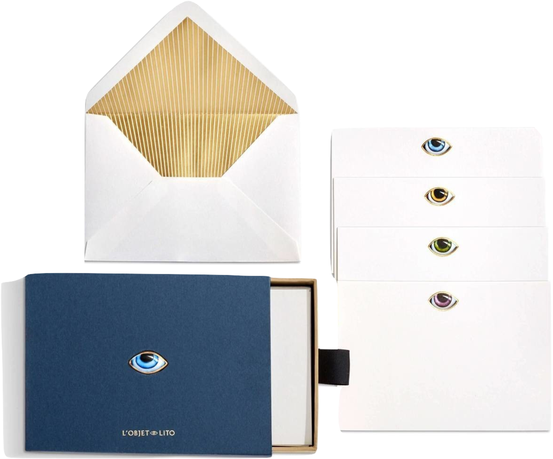 L'object Lito Eye Stationary Box - L'objet Lito Eye Stationery Set (1248x1036), Png Download