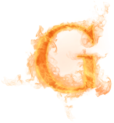 Burn Wonderful Picture Images - Fire Letter G Png (378x400), Png Download