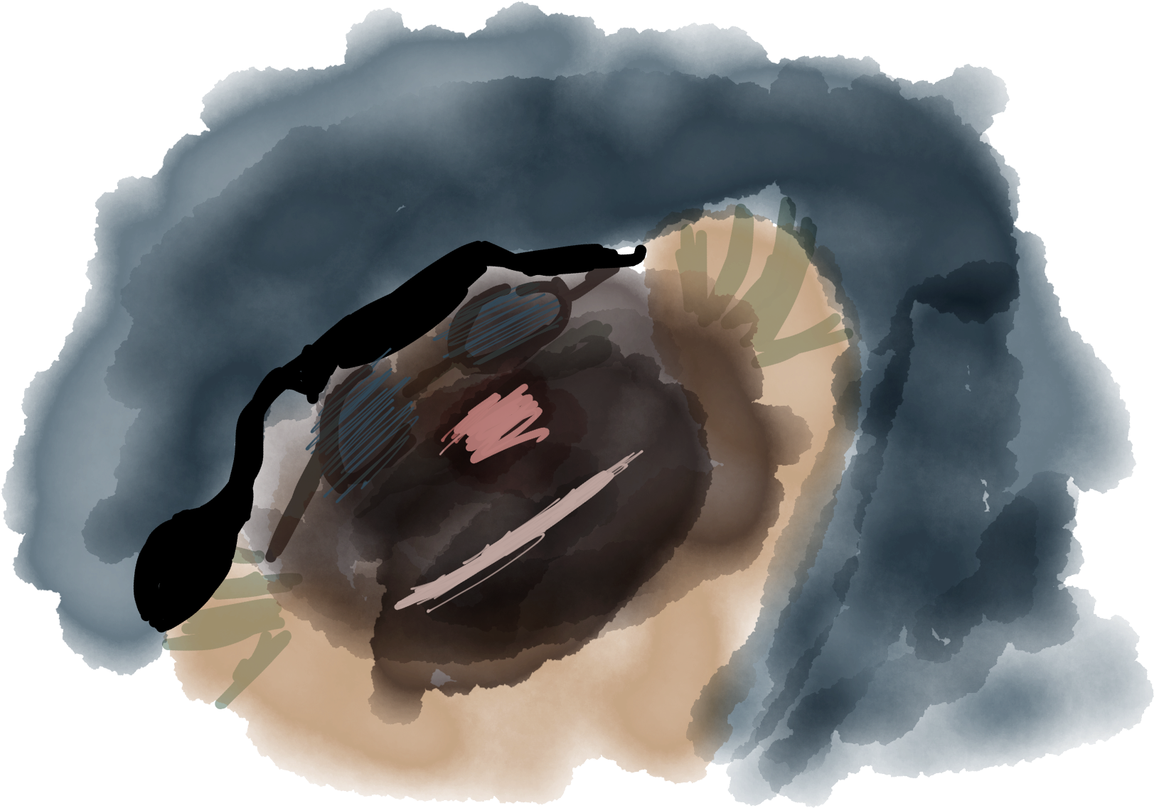 Messing Around With Paper By 53 App - Watercolor Paint (2048x1536), Png Download