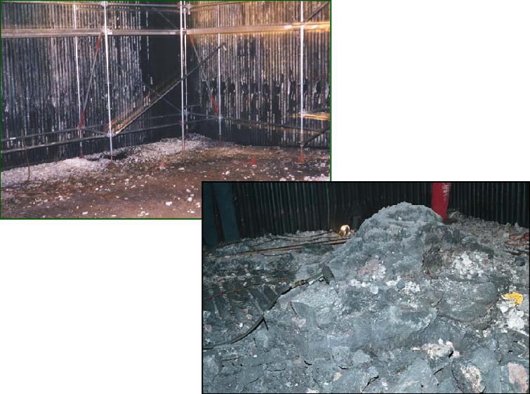 Examples Of A Recovery Boiler Where The Smelt Bed Has - Recovery Boiler (755x561), Png Download