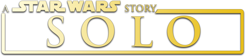 A Star Wars Story Image - Solo A Star Wars Story Png (800x310), Png Download