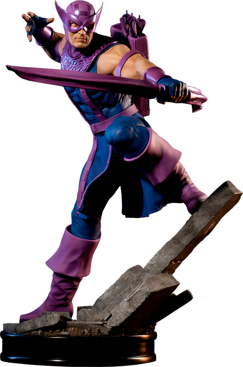 Hawkeye Premium Format™ Figure - Avengers Marvel: Premium Format Figure: Hawkeye (480x723), Png Download