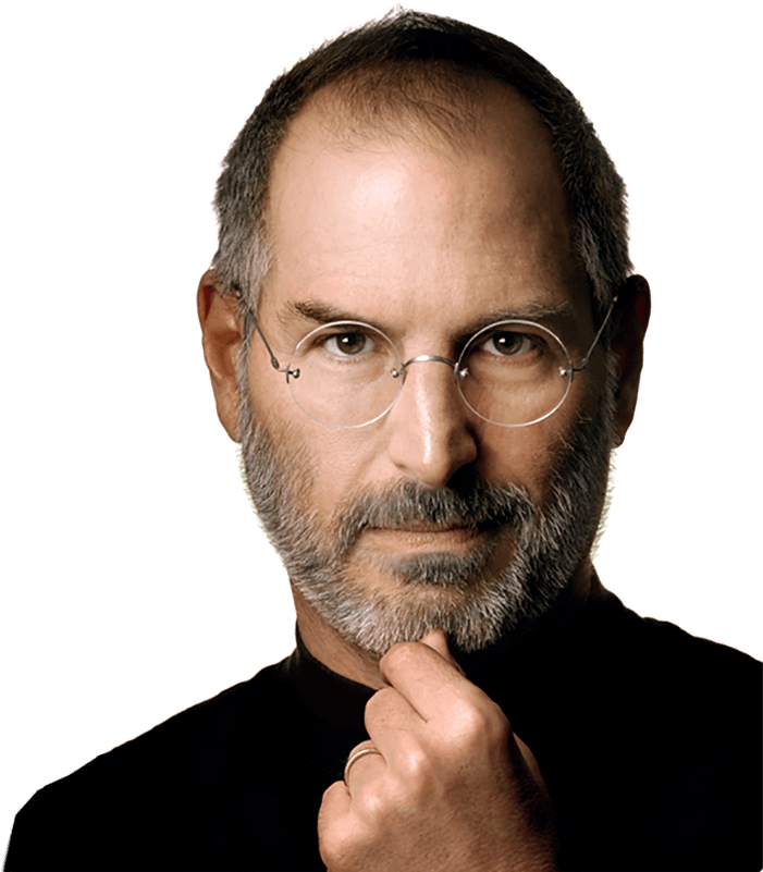 Thinking Man Png - Steve Jobs (575x657), Png Download