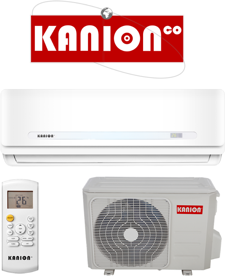 Inverter Split Air Conditioner - Kanion Air Condition (1000x1000), Png Download
