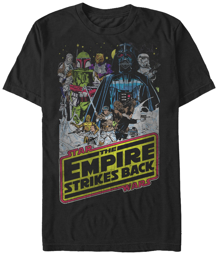 Star Wars Vintage Hoth T-shirt - Empire Strikes Back Shirt (755x886), Png Download
