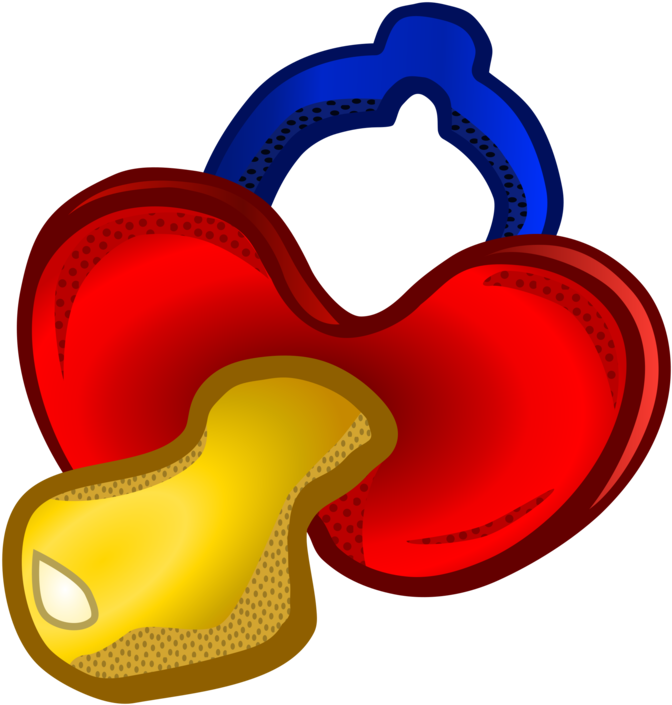 Pacifier Infant Child Computer Icons Encapsulated Postscript - Facifier Clipart Png (717x750), Png Download