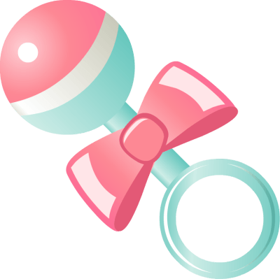 Pacifier - Cartoon Baby Toys Png (400x399), Png Download