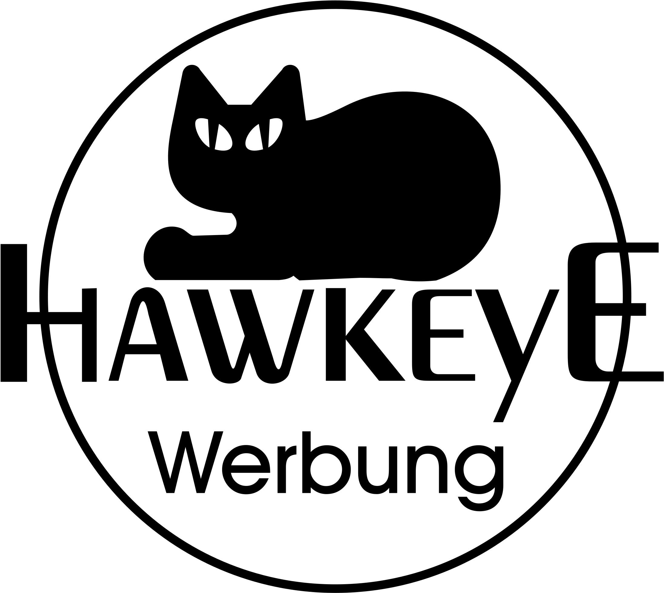 Hawkeye Werbung Logo Png Transparent - Hawkeye (2400x2400), Png Download